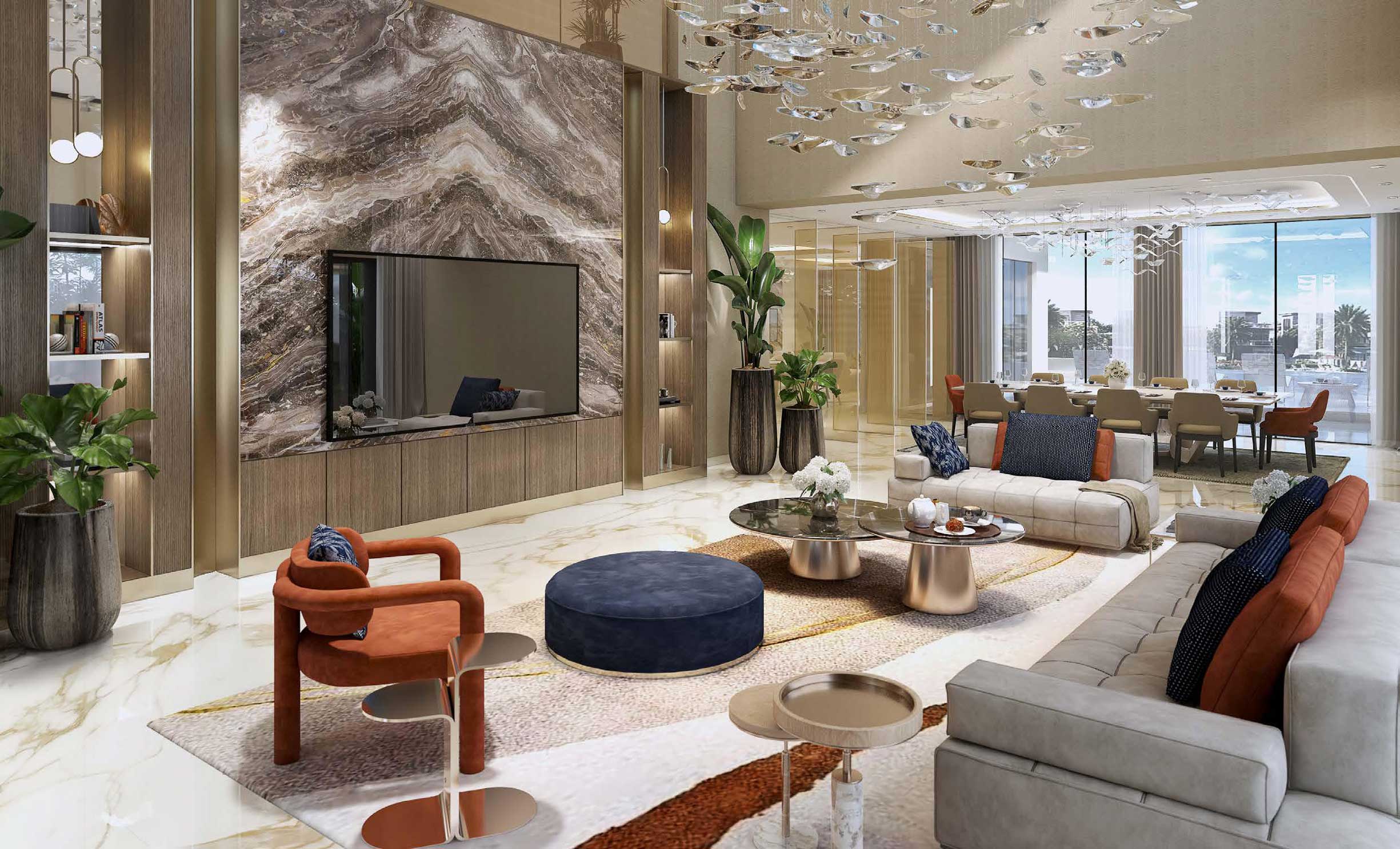 Townhouse-LivingArea-DAMAC-Islands-2