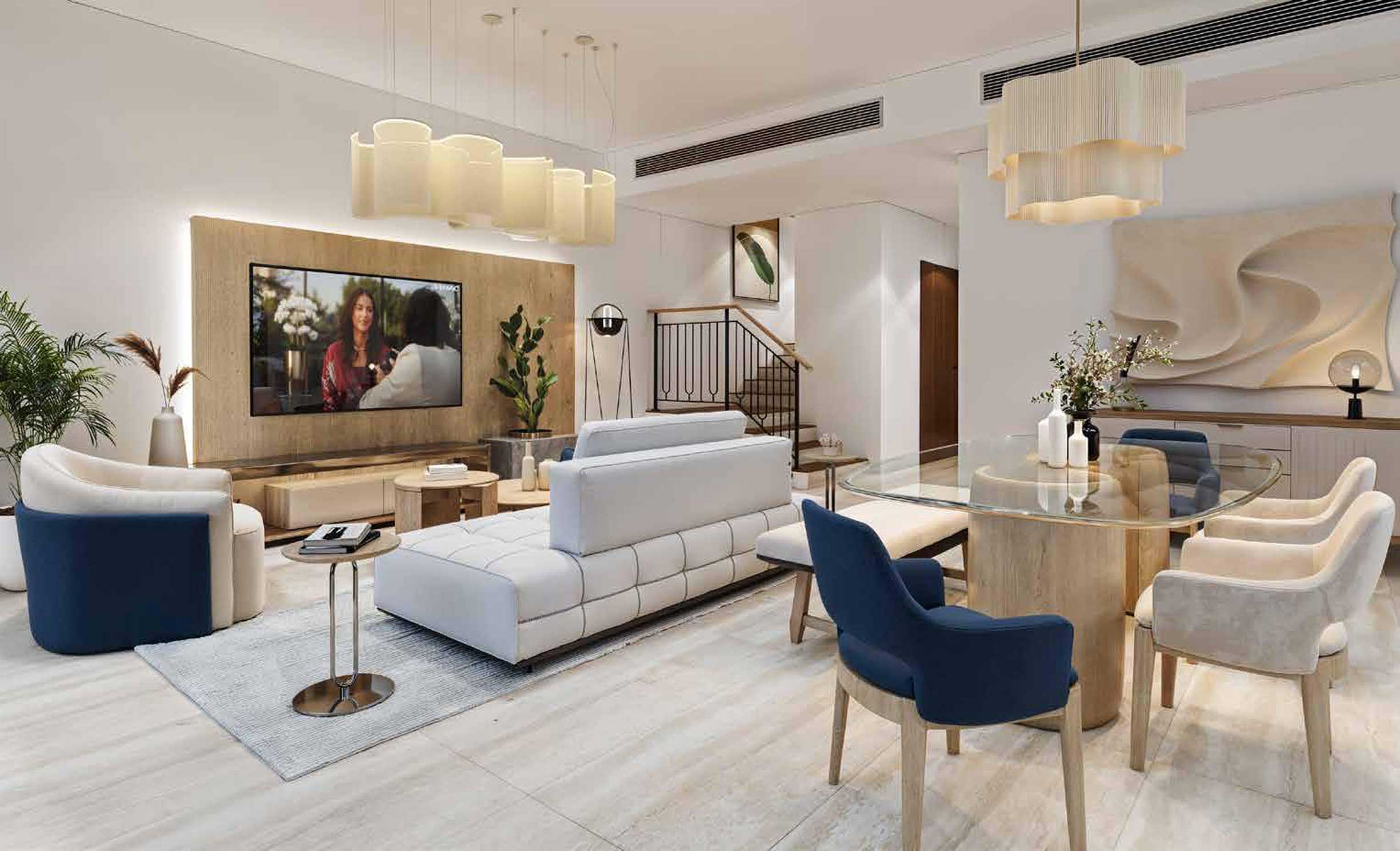 TwinVilla-Living-Dining-DAMAC-Islands-2